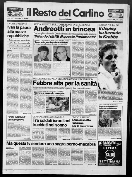 Il Resto del Carlino : giornale dell'Emilia